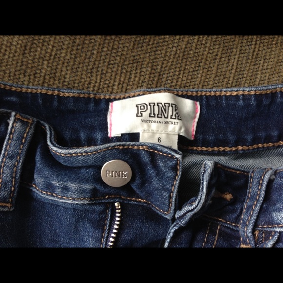 Victoria’s Secret VS Pink Short Jeans Bottom Sz 6 - Picture 4 of 7